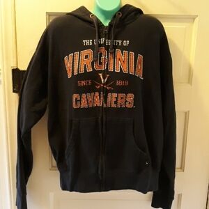 J.America large uva Cavaliers hooded jacket